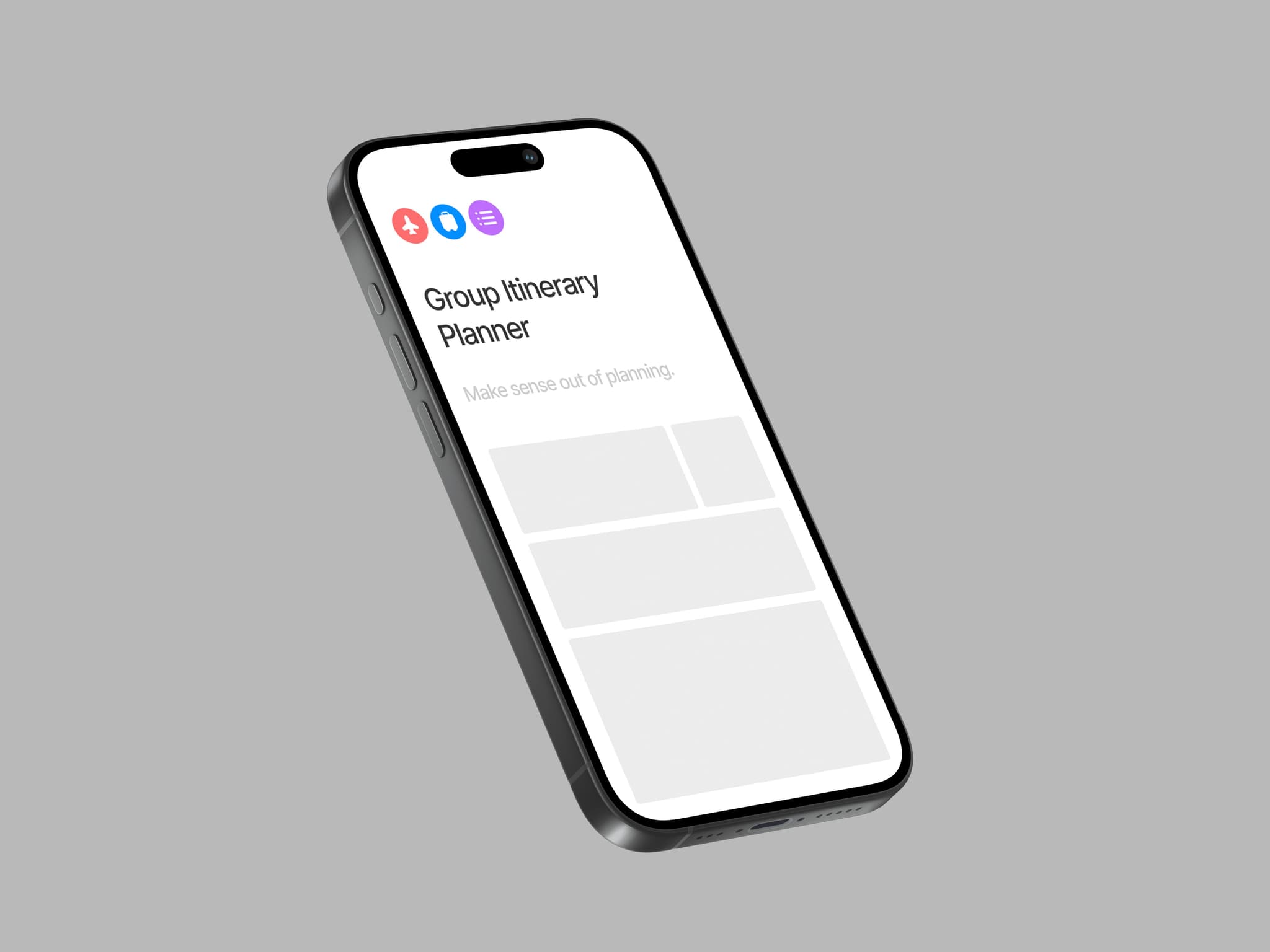 Group Itinerary Planner